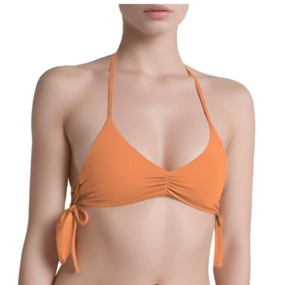L*Space Gwen Bikini Top in Coral NWT Size Small